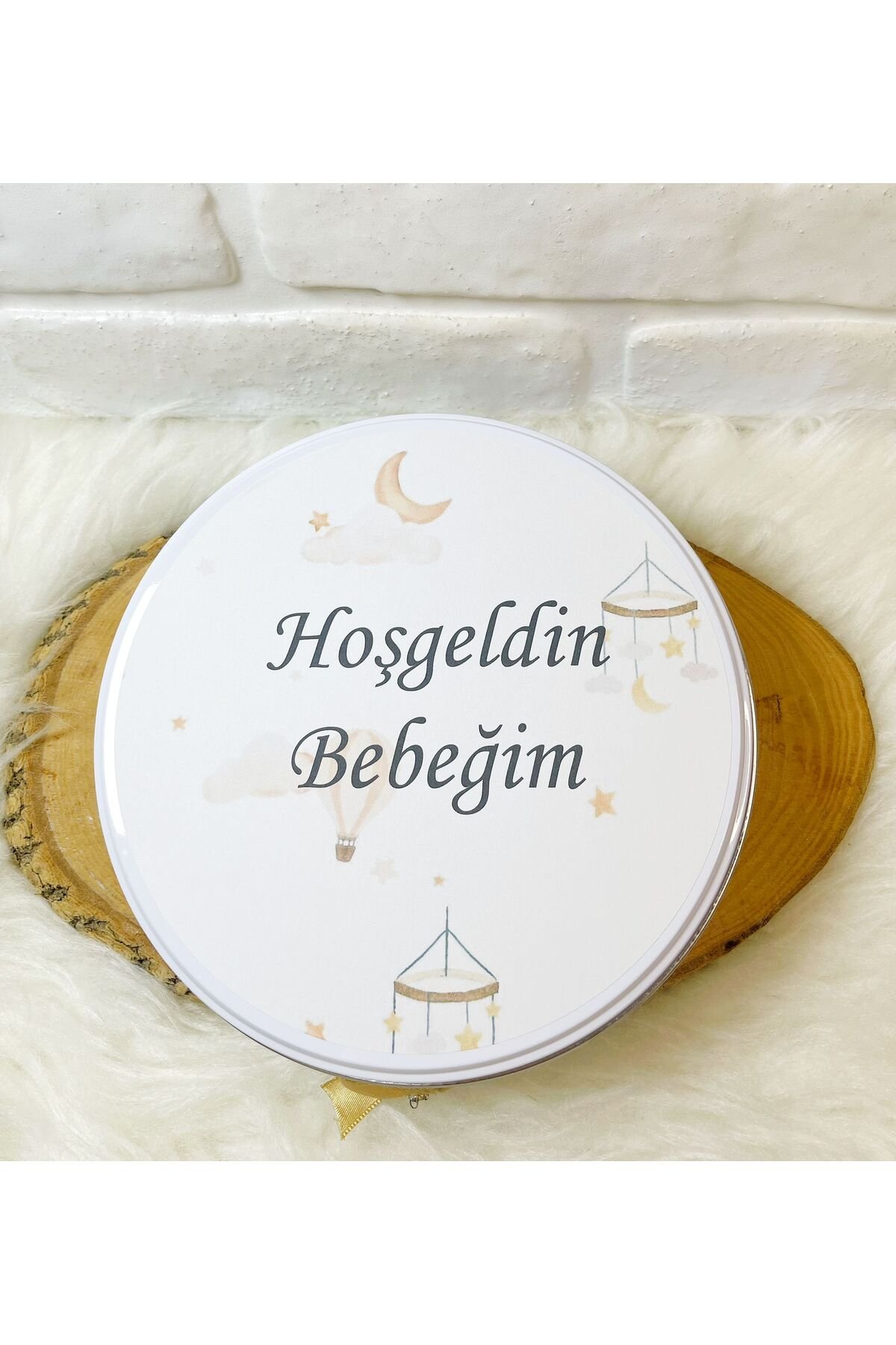 100 Adet Çıngıraklı Dönenceli İsme Özel Hoşgeldin Erkek Bebek Hediyelik Çikolata - Görsel 5