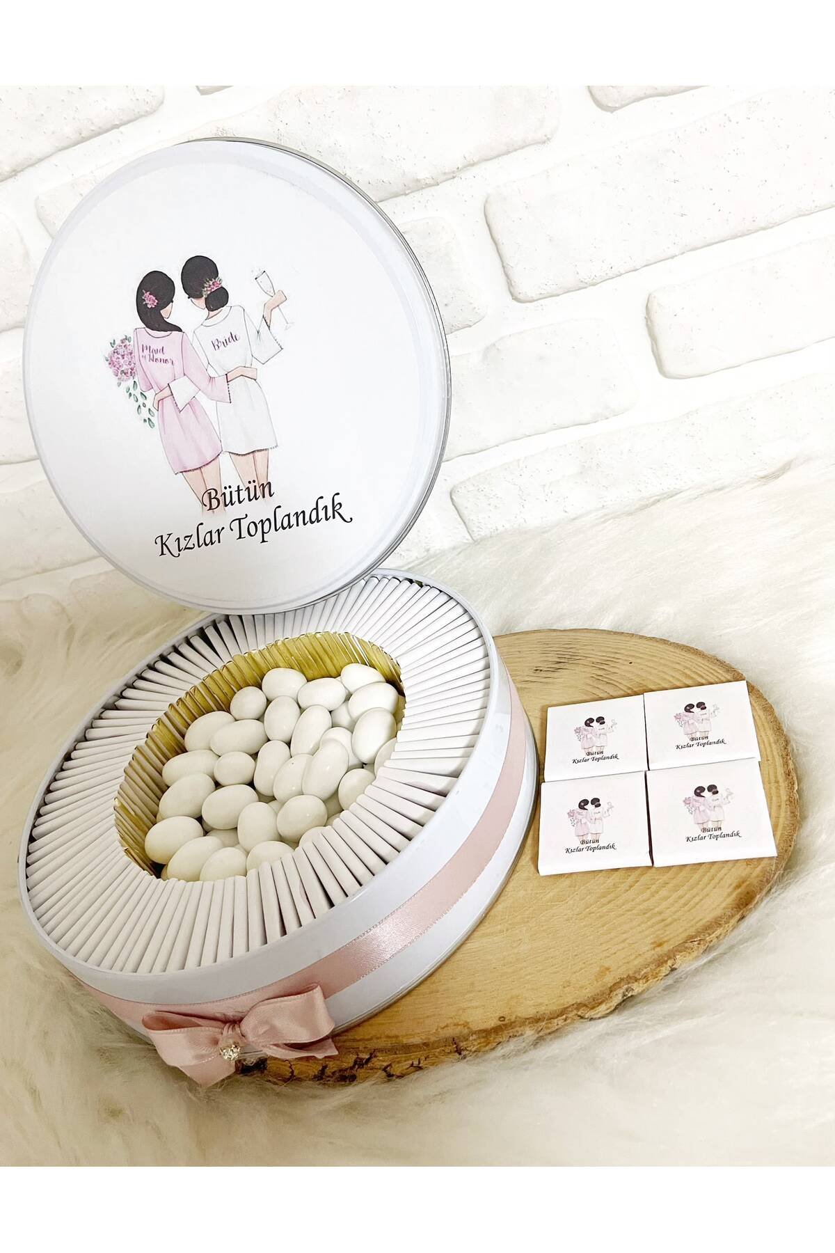 100 Adet+200 Gr Drajeli Bekarlığa Veda Partisi Temalı İsme Özel Hediyelik Çikolata - Görsel 2