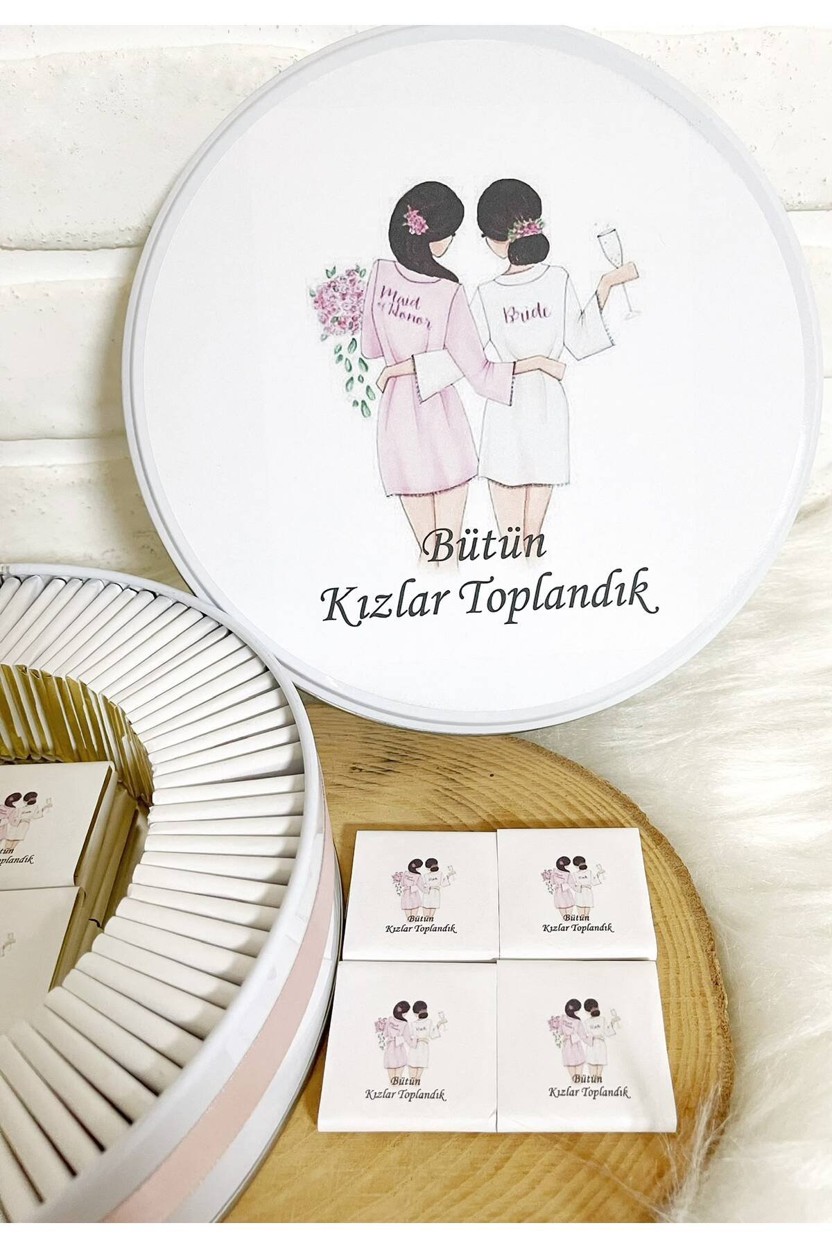 100 Adet Bekarlığa Veda Partisi Temalı İsme Özel Hediyelik Çikolata - Görsel 3