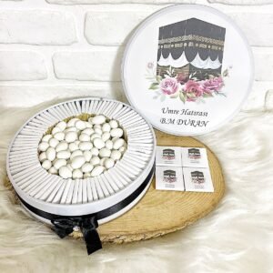 150 Adet+200 Gr Draje Model 1 Hac Umre Mevlüt Hatırası Hediyelik Çikolata