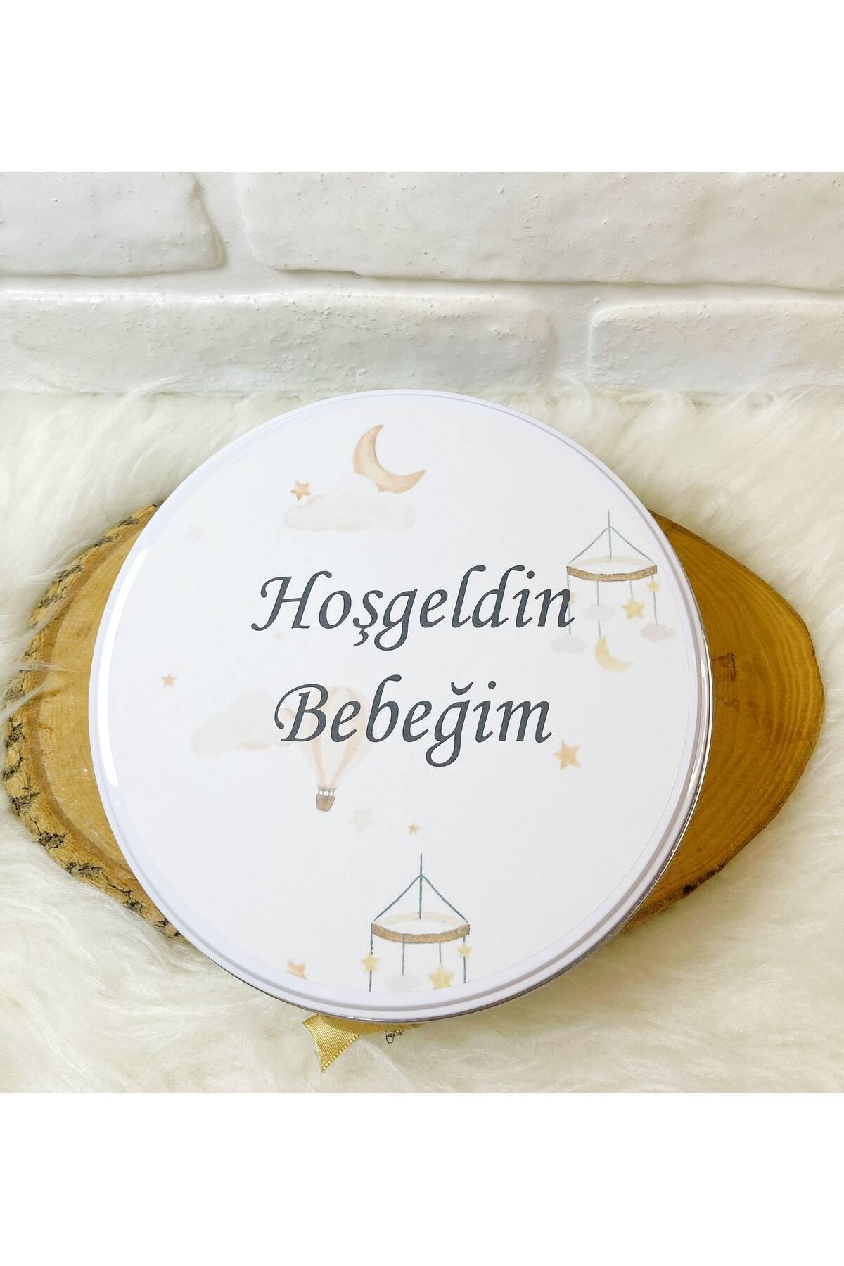 100 Adet+200 Gr Drajeli Bebek Dönence Temalı İsme Özel Hoşgeldin Kız-Erkek Bebek Hediyelik Çikolata - Görsel 5