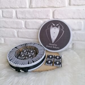 150 Adet Isme Ozel Damat Bohcasi Hediyelik Cikolata