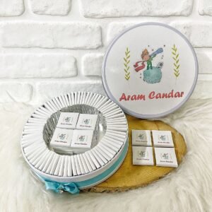 50 Adet Küçük Prens Model 3 İsme Özel Erkek Bebek Hoşgeldin Doğumgünü Hediyelik Çikolata
